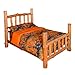 The Woods Premium Microfiber CAMO Sheet Set (Orange, Full)