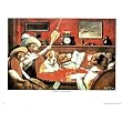 Dogs DRINKING smoking silly Art Print POSTER Sick FUNNY - 16x20