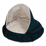 Petmate 17-Inch Burrow Bed, Black