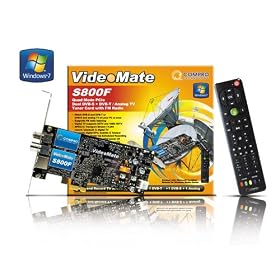 Compro S800F PCI-E Quad Mode DVB-S DVB-T Analogue