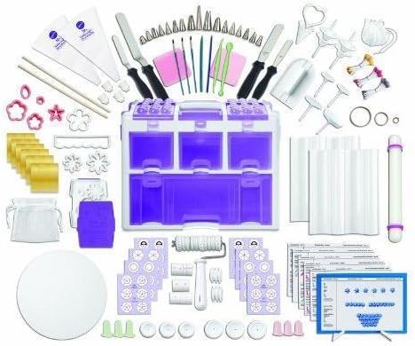 Wilton 2109-0309 Ultimate Professional Cake Decorating Set, Purple- NewGY#583-4 6-DFG256648