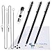 The Friendly Swede Extra Long Stylus Pen for Touchscreen — Set of 3 Thin-Tip High Precision Capacitive 7.3