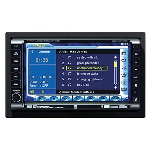 Dual XDVD8285 2.0 Din In-Dash Mobile Video with 6.5-Inch Touch Screen LCD