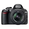 Nikon D3100 SLR-Digitalkamera (14 Megapixel, Live View, Full-HD-Videofunktion) Kit inkl. AF-S DX 18-55 VR Objektiv schwarz
