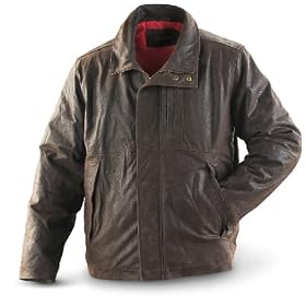 Guide Gear� American Leather Jacket Brown by Guide Gear