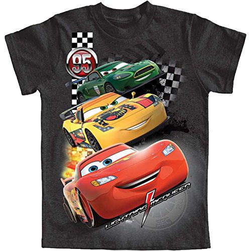Disney Cars Boys Neck and Neck Graphic T Shirt