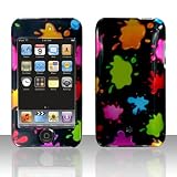 Apple Ipod Touch 2g / 3g Crystal Snap-on Colorful Spatter Paint Hard Cover Case