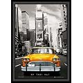 New York - Taxi No 1, 3D Poster Gerahmt 3D-Poster (gerahmt) (70 x 50cm)