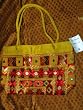 Womens Sari Handbag Vegas Gold Banjara Mirrors Boho Purse