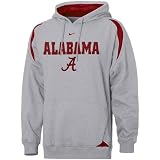 Nike Alabama Crimson Tide Ash Pass Rush Hoody Sweatshirt