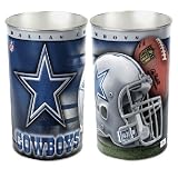 Dallas Cowboys NFL Tapered Wastebasket (15" Height)
