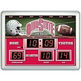 Ohio State Buckeyes NCAA 14x19 Scoreboard Clock Thermometer