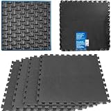 Ultimate Comfort Black Foam Flooring - 16 Square Feet