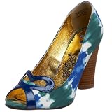 Naughty Monkey Women's Heart Felt Pump,Blue,9 M US