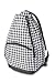 Room It Up Houndstooth Tennis Backpack