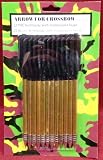 12 Aluminum bolts 50 lb or 80 lb crossbow with Metal Point and PVC Fletches