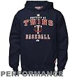 Majestic Minnesota Twins Navy Blue Property Of Performance Hoody Sweatshirt