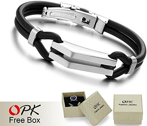 Stars Pavilion Genuine Silicone Bracelets Bangles For Unisex, 2015 Creative Silver Stainless Steel Women Men Jewelry Gift Hot Sale 522
