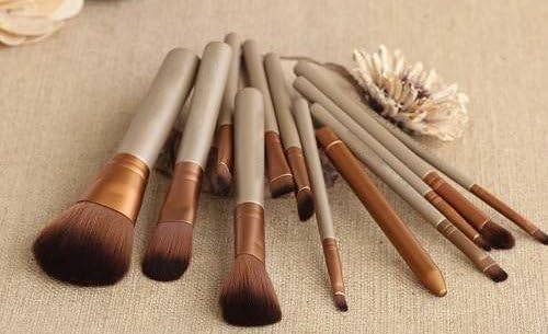 12-Piece Professional Eye Shadow Makeup Brushes Set