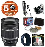 Canon EF-S 18-200mm f/3.5-5.6 IS Standard Zoom Lens + 6 Year Warranty + Filters & Accessory Kit