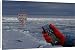 Sign at the North Pole, with a GPS, Global Positioning System Canvas Prints