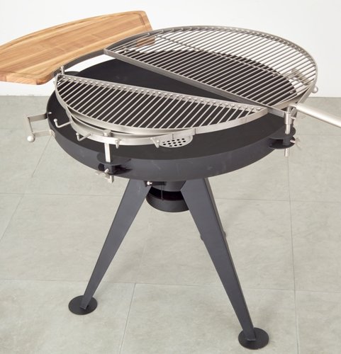 CG Products Dual Deck Dual Deck Grill and Firepit- Grill Accessory