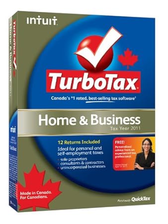 Turbotax Business Home and Business 2011