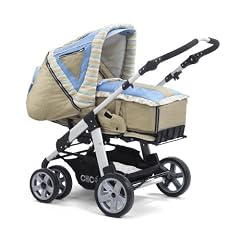 CHIC 4 BABY 120 56 - Alu-Kombi Kinderwagen Enya light / blue