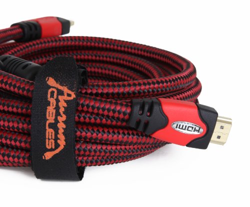 Aurum - CableMix High-Speed HDMI Cable (25 Feet/7.6 Meters) - Supports Ethernet, 3D, and Audio Return [Newest HDMI Version Available] for Samsung LN40D630 40-Inch 1080p 120Hz LCD HDTV