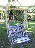 Marina Stripe Clamshell Hammock Chair Swing Set Marina Stripe Clamshell Hammock Chair Swing Set