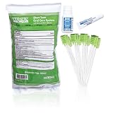Toothette® Oral Care Short Term Swab System with Perox-A-Mint Solution - Case (50 packages of 20 swabs)