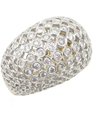 14k Yellow Gold 3.07ctw Diamond Cocktail Ring LR1122Y Size 7.5