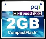 Carte Compact Flash 2 Go Hi-Speed 120 X PQI Garantie a Vie
