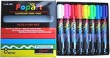 Signworld 8 Colors Liquid Chalk Fluorescent Neon Markers