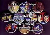 Set of 10 Star Trek Pins 1.25" Buttons