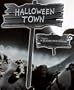 Neca Nightmare Before Christmas "Halloweentown" Wooden Yard Sign
