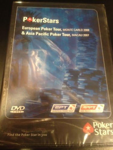 PokerStars Monte Carlo 2008+Macau 2007 2 DVD Set