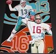 Dan Marino and Joe Montana DUAL Autographed 8x10 Photo - Miami Dolphins - San Francisco 49ers