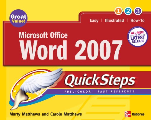 Microsoft Office Word 2007 QuickSteps (How to Do Everything)