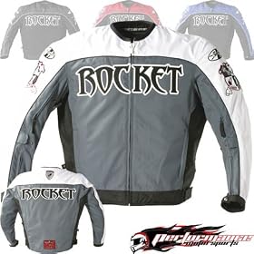 Buy Joe Rocket Textile Jackets Big Bang Jacket White Gunmetal Black XX-Large by Joe Rocket
