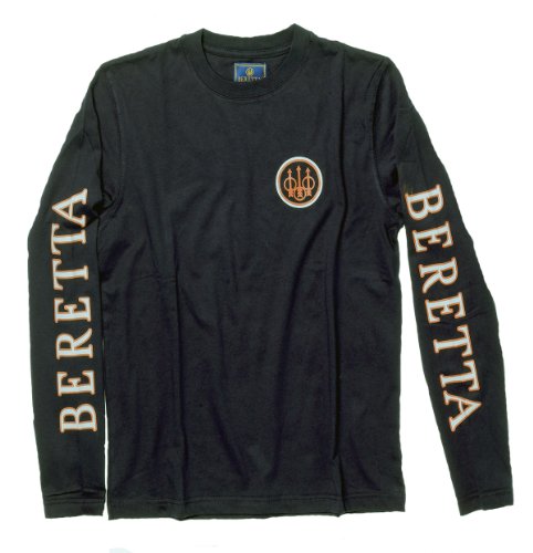 Beretta men s long sleeve shooting t-shirt, black, x-la…