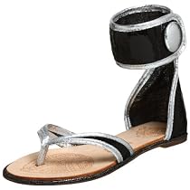 Naughty Monkey Women's Money Maker Sandal,Black,8.5 M
