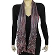 Cloth from India Scarf Wrap Polyester Viscose yarn 20 x 72 Inches