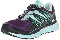Salomon Women's X-Mission 3 W Trail Running Shoe, Cosmic Purple/Igloo Blue/Jade Green, 5 B US
