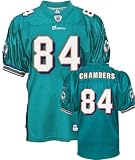 Chris Chambers Miami Dolphins Authentic Aqua NFL Jersey