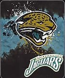 Jacksonville Jaguars NFL Royal Plush Raschel Blanket (Fade Series) (50"x60")