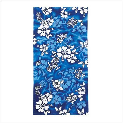 BLUE HAWAIIAN BEACH TOWEL