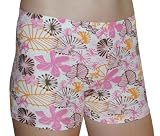 Tuga Juniors/Womens Spandex Shorts, 3 Inch Inseam, Floral Print