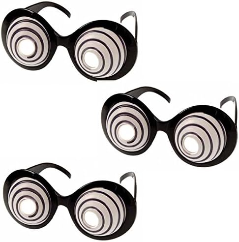 Swirling Eye Glasses Three Pack - Three Sets of Eyeglasses