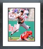 Atlanta Braves Dan Uggla 2011 Fielding Framed Picture 8x10